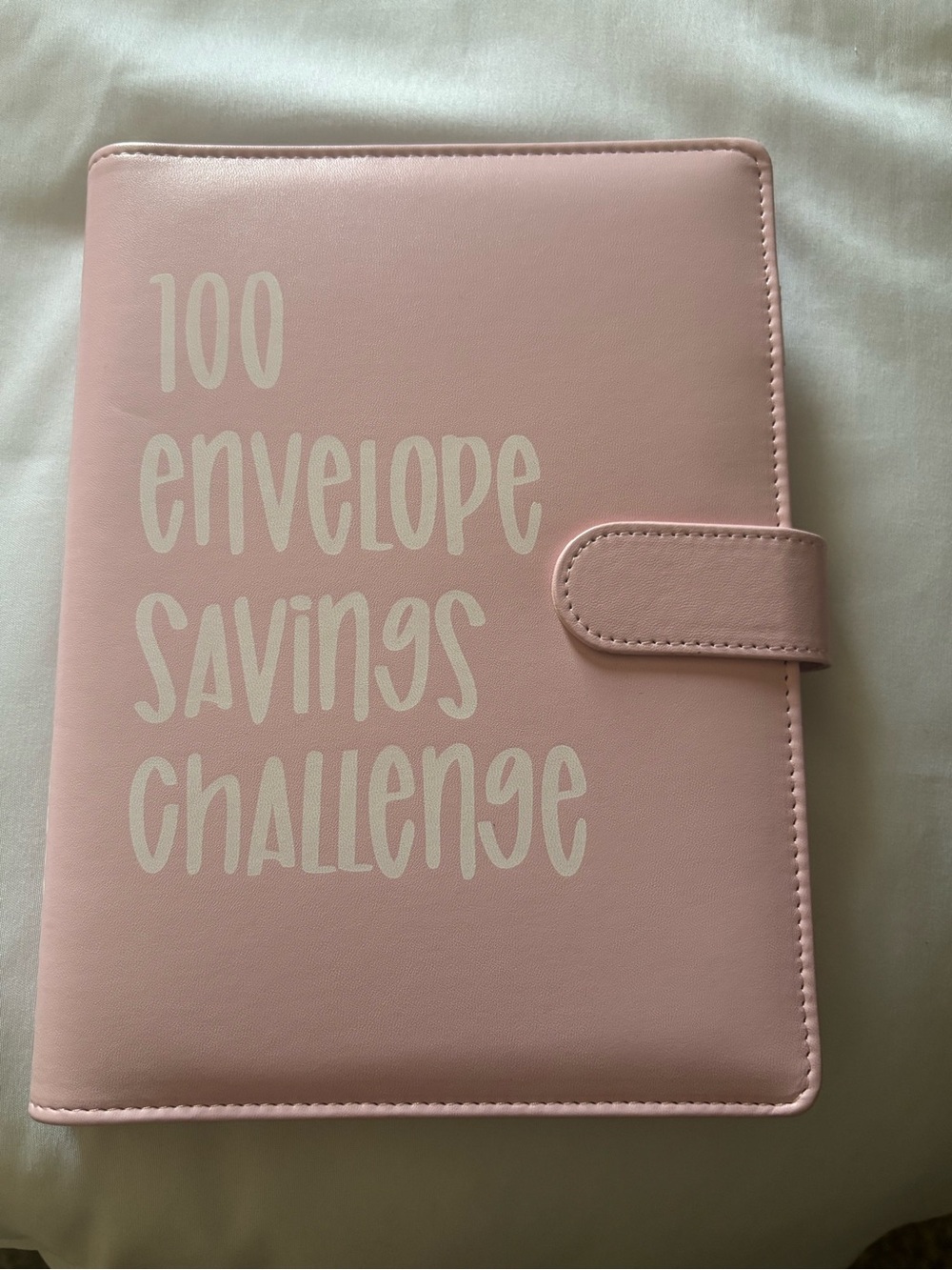 Pink "100 Envelope Savings Challenge" Savings Binder